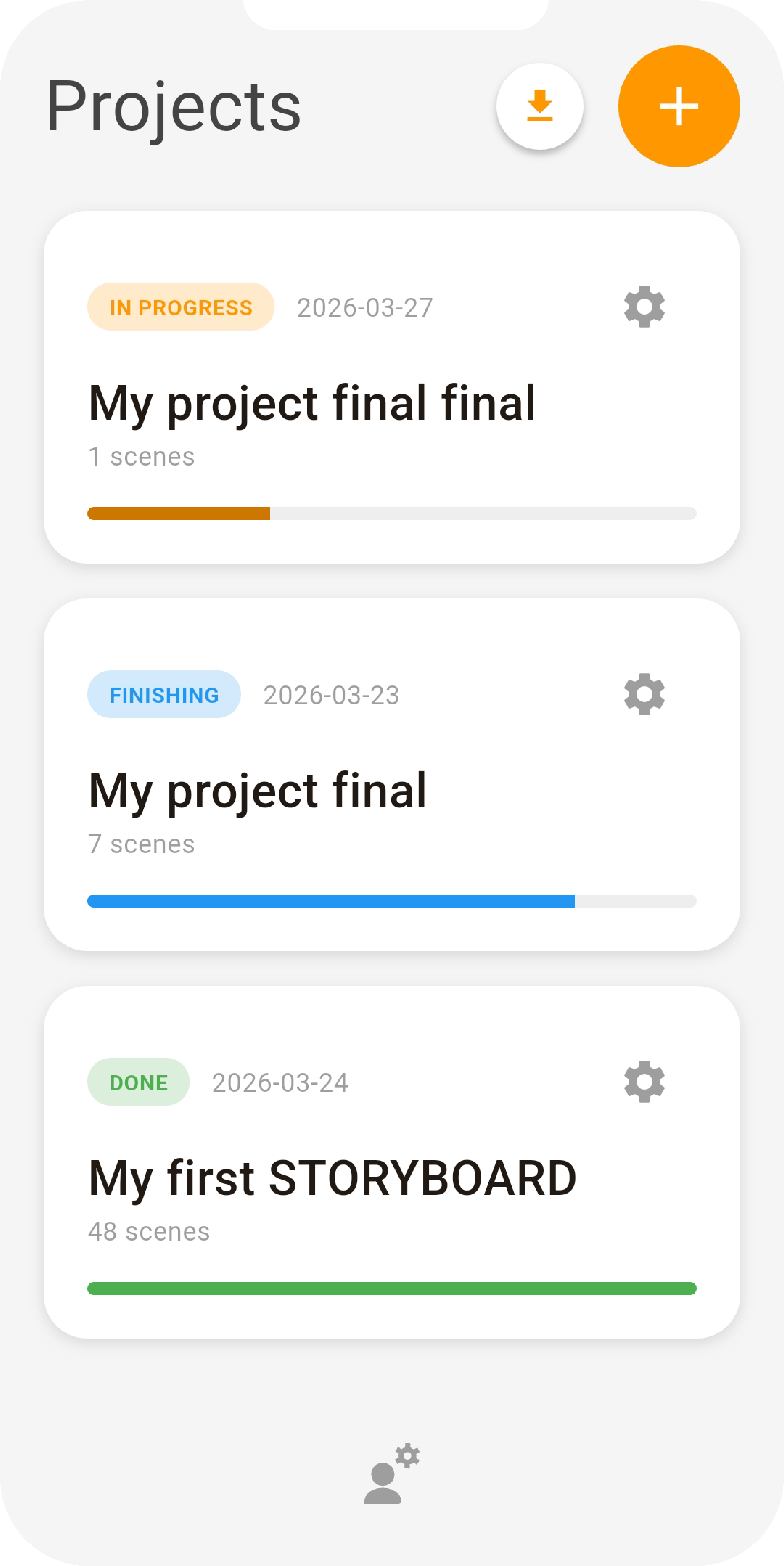 Storyboard GO Interface 1